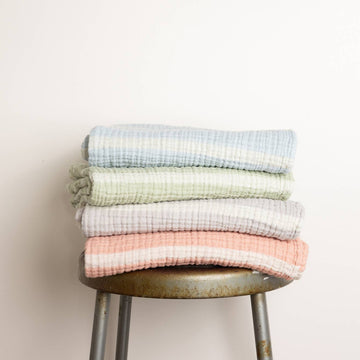 Signature Striped Baby Blanket