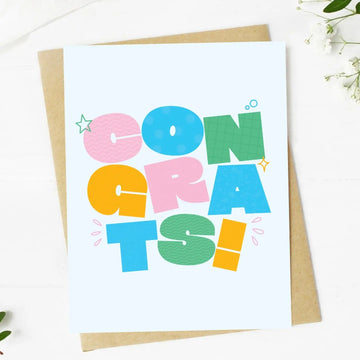 "Congrats!" Greeting Card